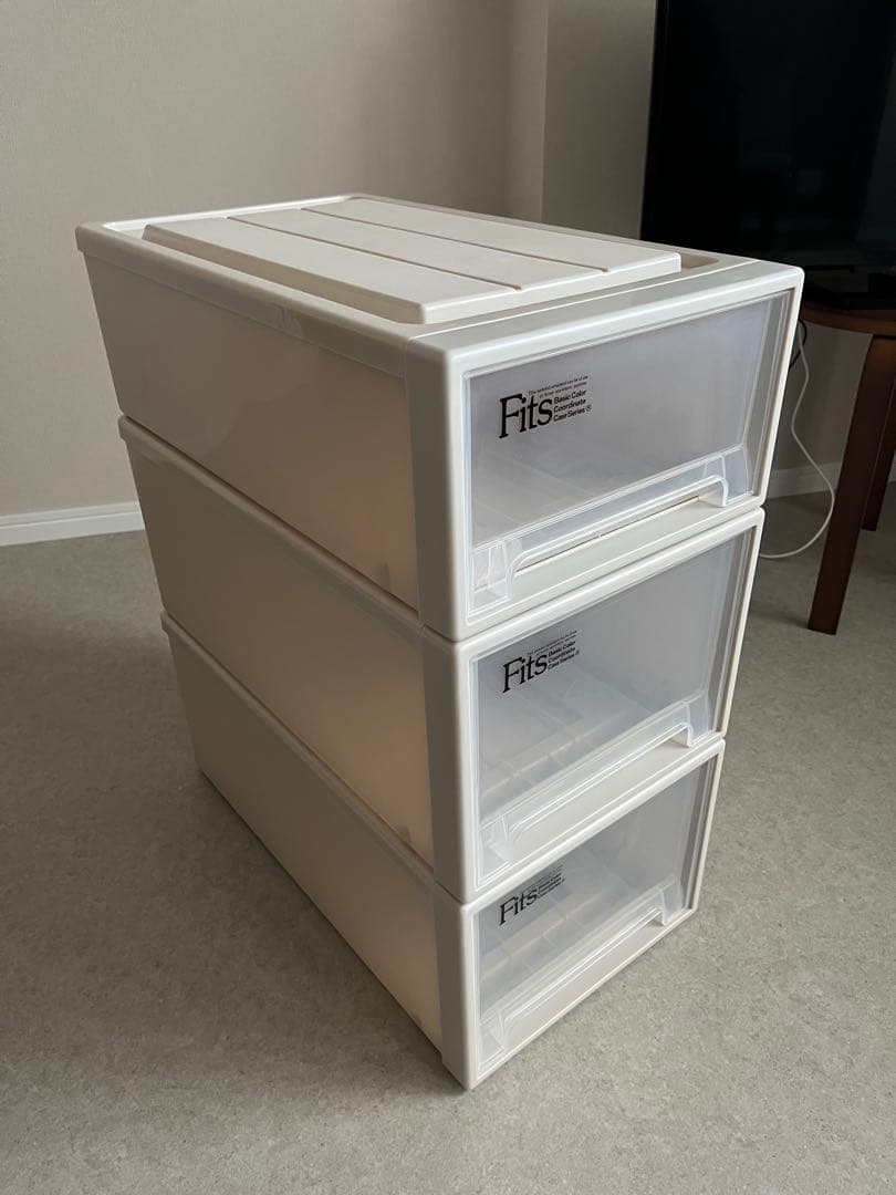 Fits フィッツ 収納ケース 衣装ケース S-30 M-30 カプチーノ