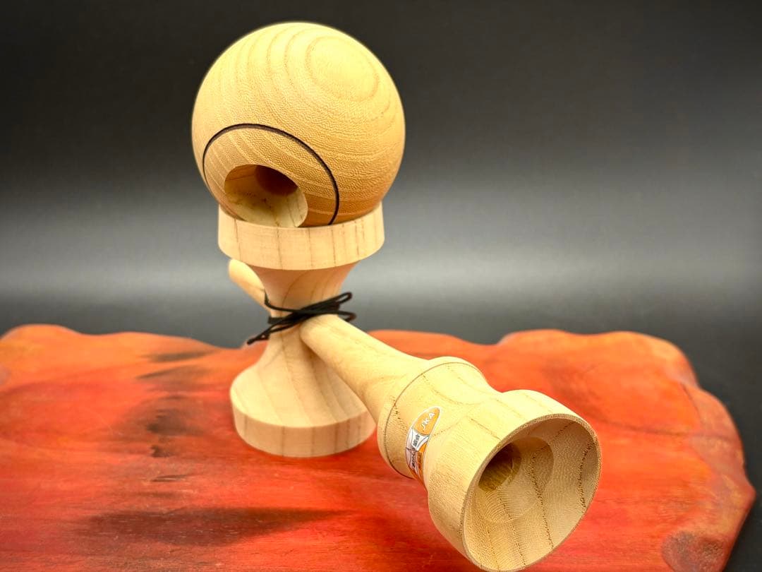 d*7様 奇跡のウェイトバランス！けん玉 リシェイプ5欅 大空Reshape5k