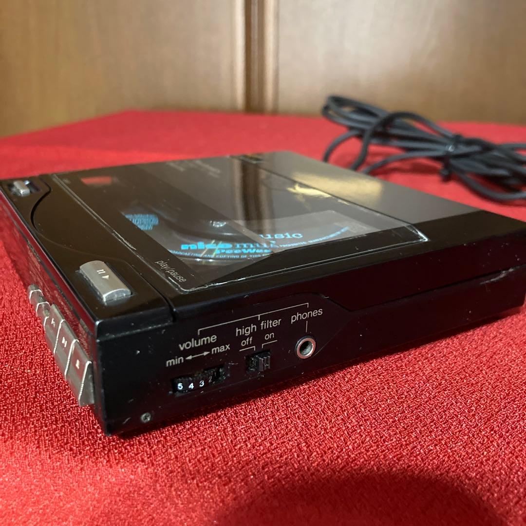 希少名機☆TechnicsポータブルCDプレーヤーSL-XP7＊アダプター付通電