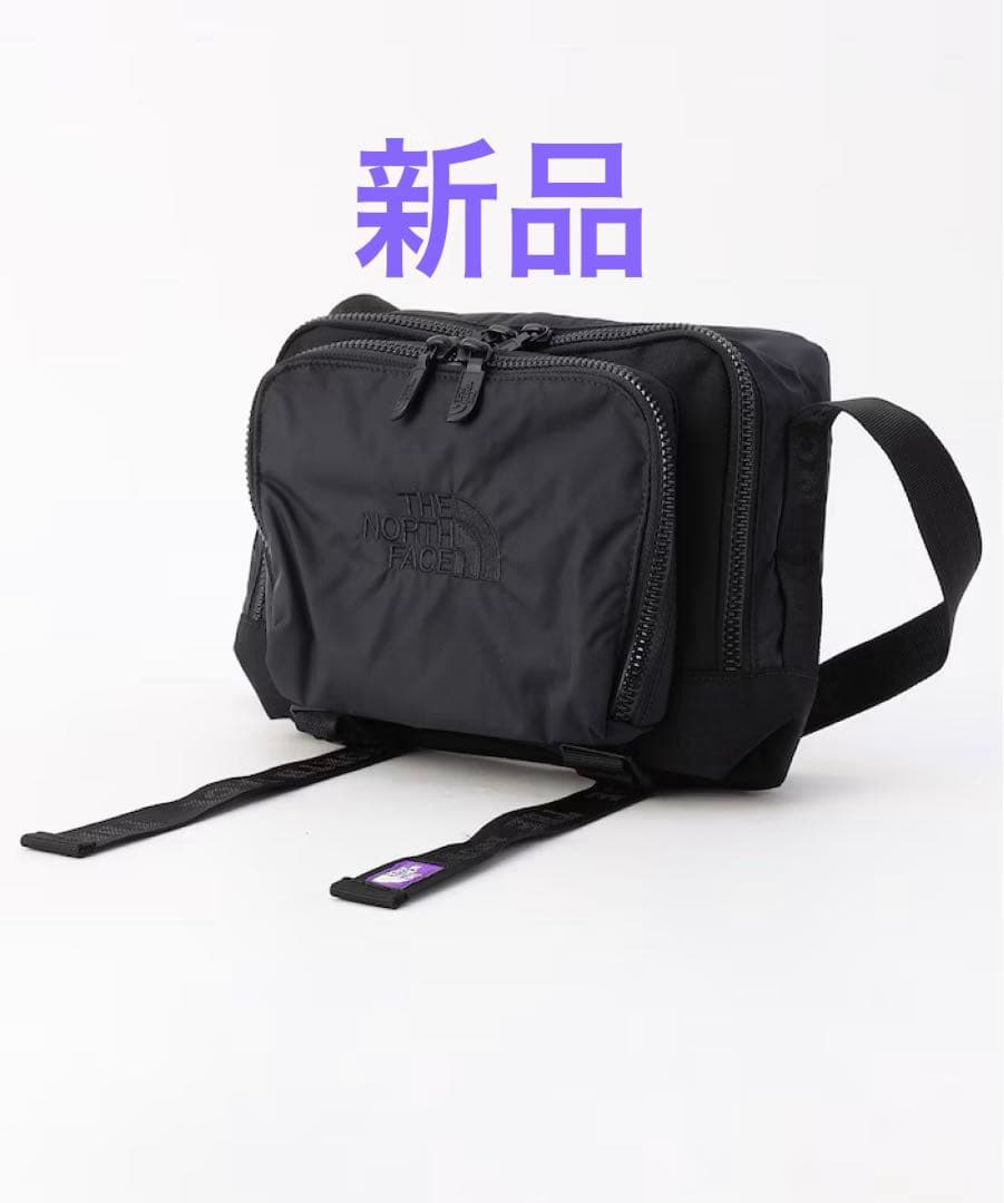 ノースフェイスパープルレーベル　コーデュラナイロンショルダーバッグ　ブラック