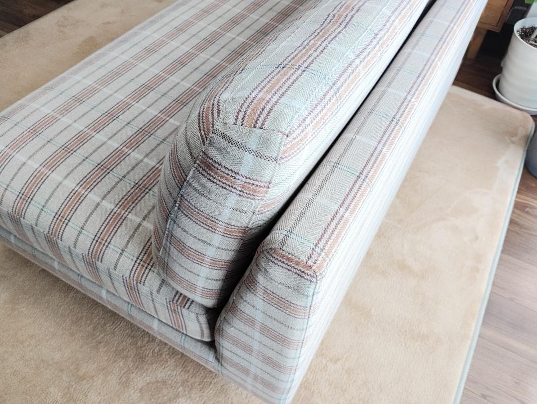 unico GRIFU チェック柄 2人掛けソファ