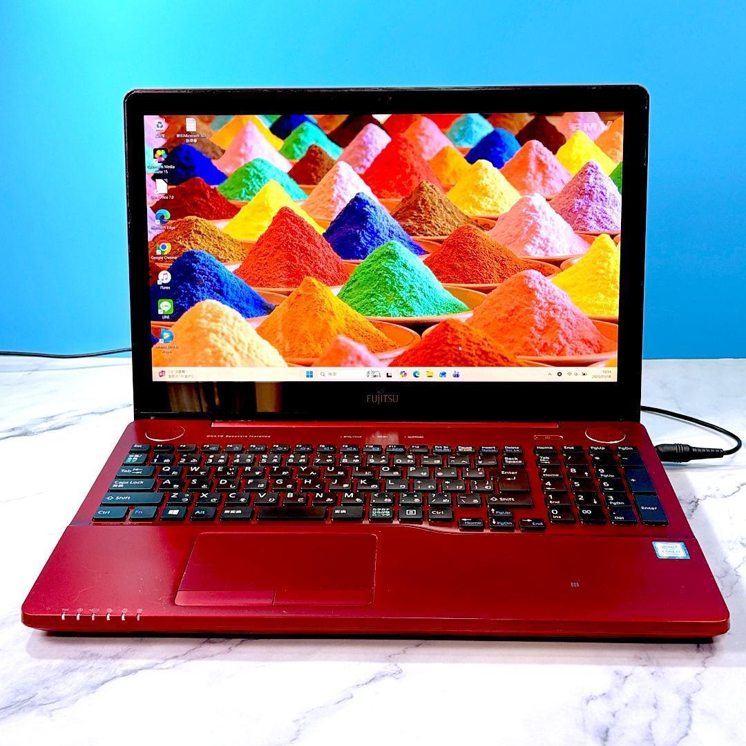 美品☆Corei7・8GB・SSD512・フルHD・ブルーレイ・ノートパソコン