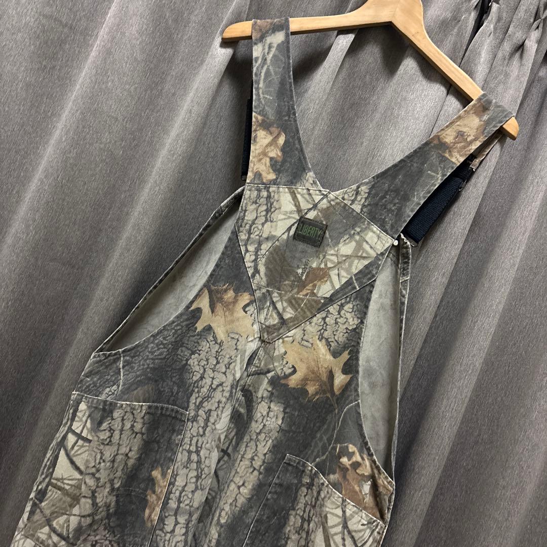 90s LIBERTY リアルツリー オーバーオール メンズ 42 送料込み