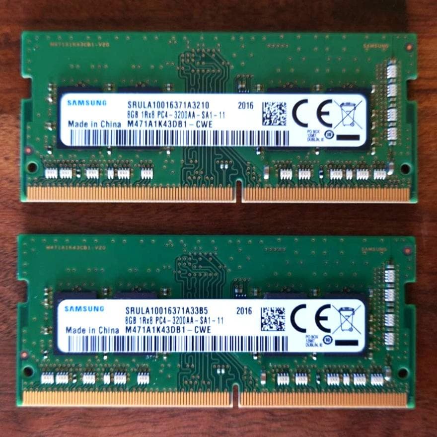 SAMSUNG DDR4 メモリ 3200MHz 8GB×2 ノートパソコン用
