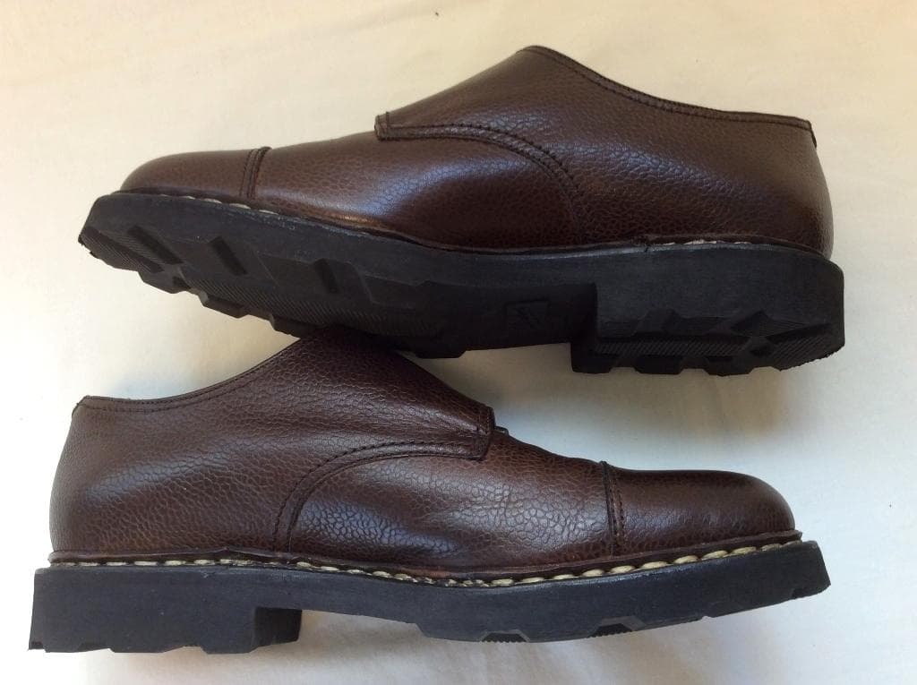 パラブーツ ウィリアム ダブルモンク ブラウン UK6 Paraboot