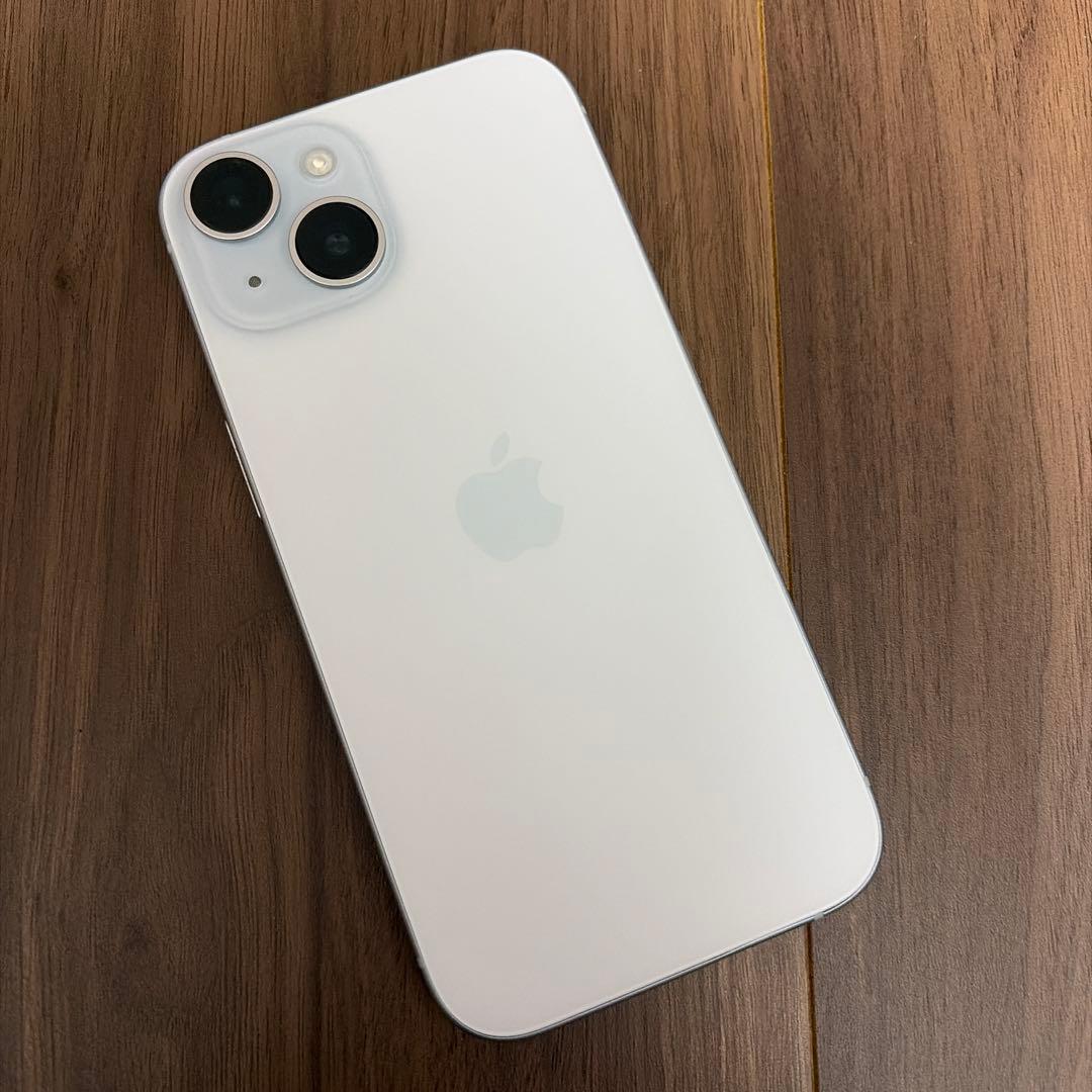 【美品】Apple iPhone 15 ブルー 256GB 箱、ピン付き