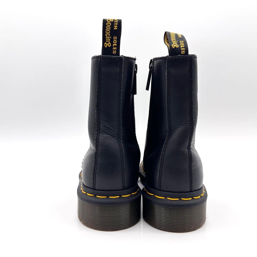 【美品】ドクターマーチン 1460 フロントジップ ブラック 8ホール