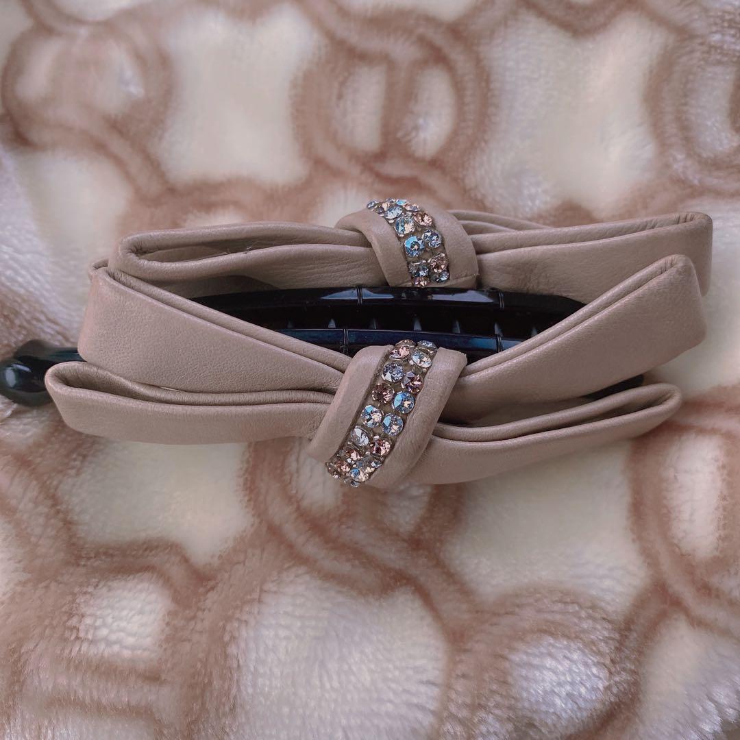 Complex Biz コンプレックスビズ　ビジュー　レザー　スワロフスキー