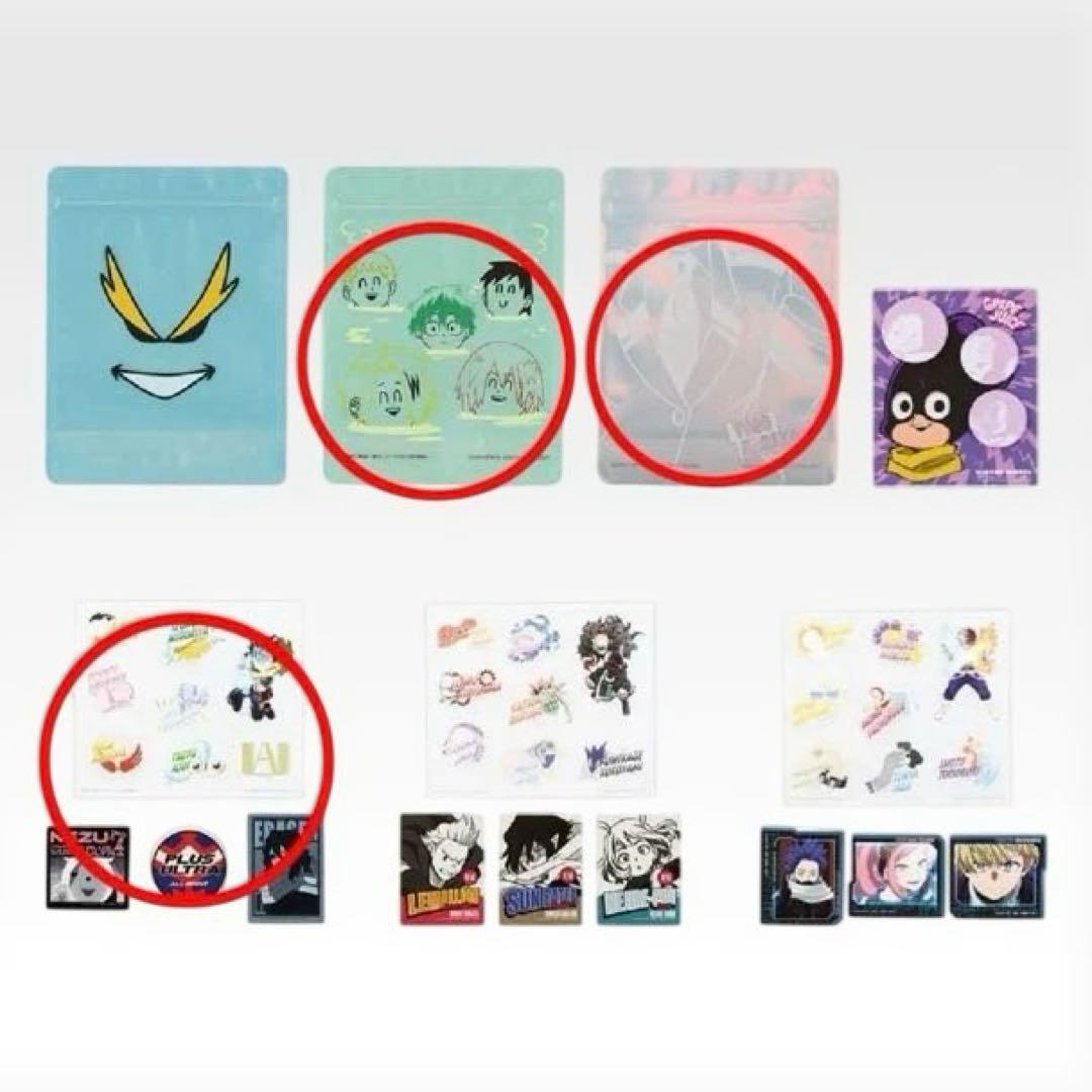 ヒロアカー番くじ紡がれる想いD賞　爆豪勝己　セット