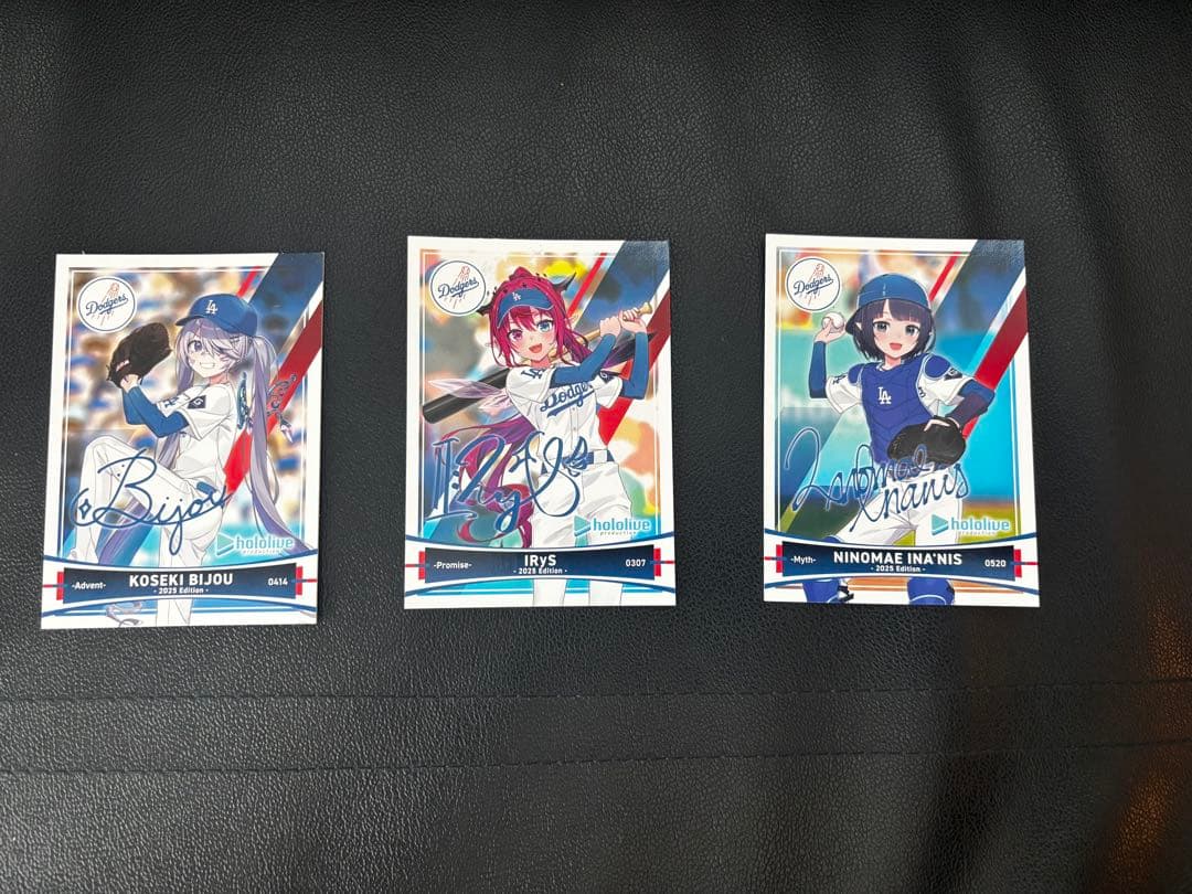 Koseki Bijouロサンゼルス・ドジャース サイン入りカードセット