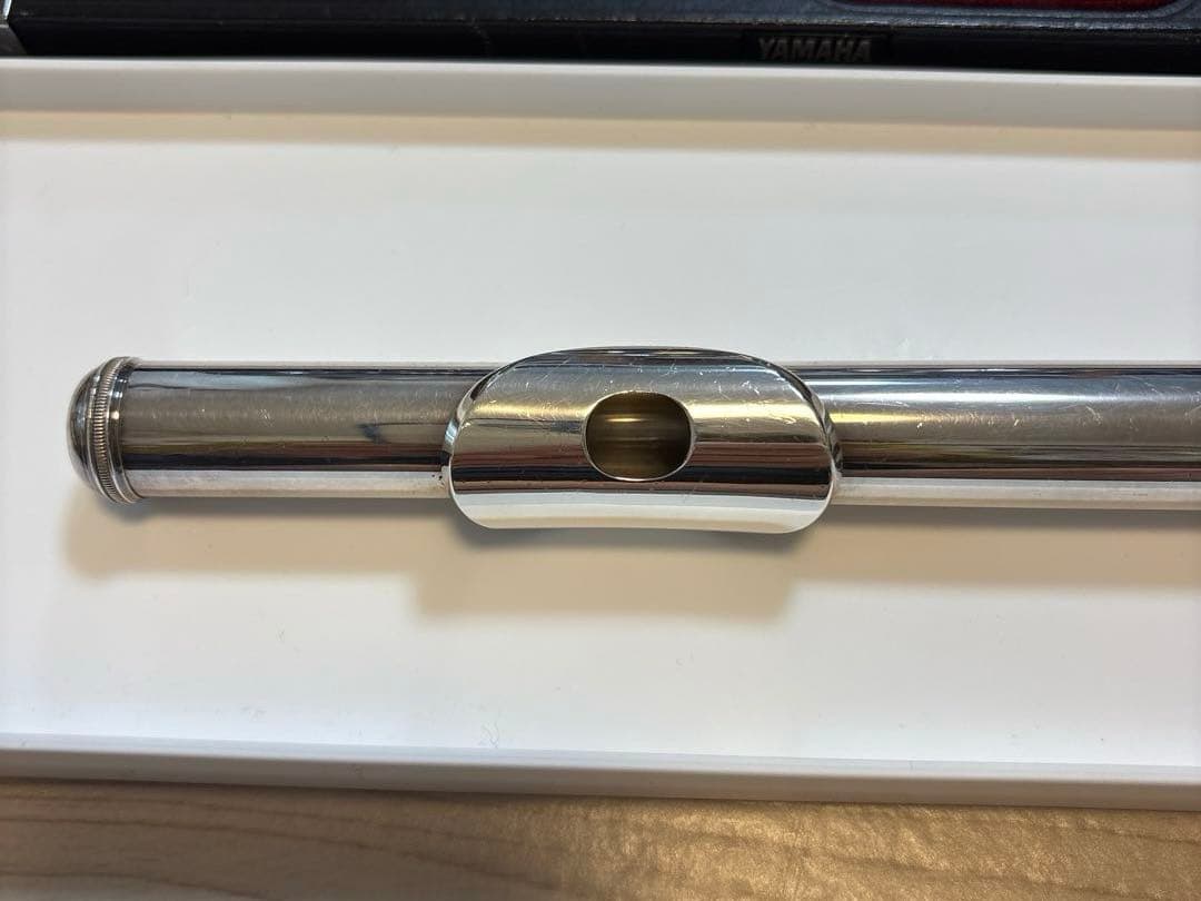 【ジャンク品】ヤマハフルート　YFL-311/ハードケース、ロッドつき
