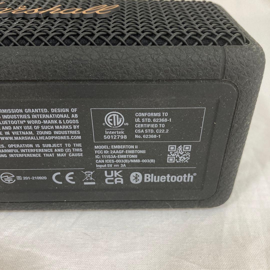 Marshall EMBERTON Ⅱ ワイヤレススピーカー マーシャル