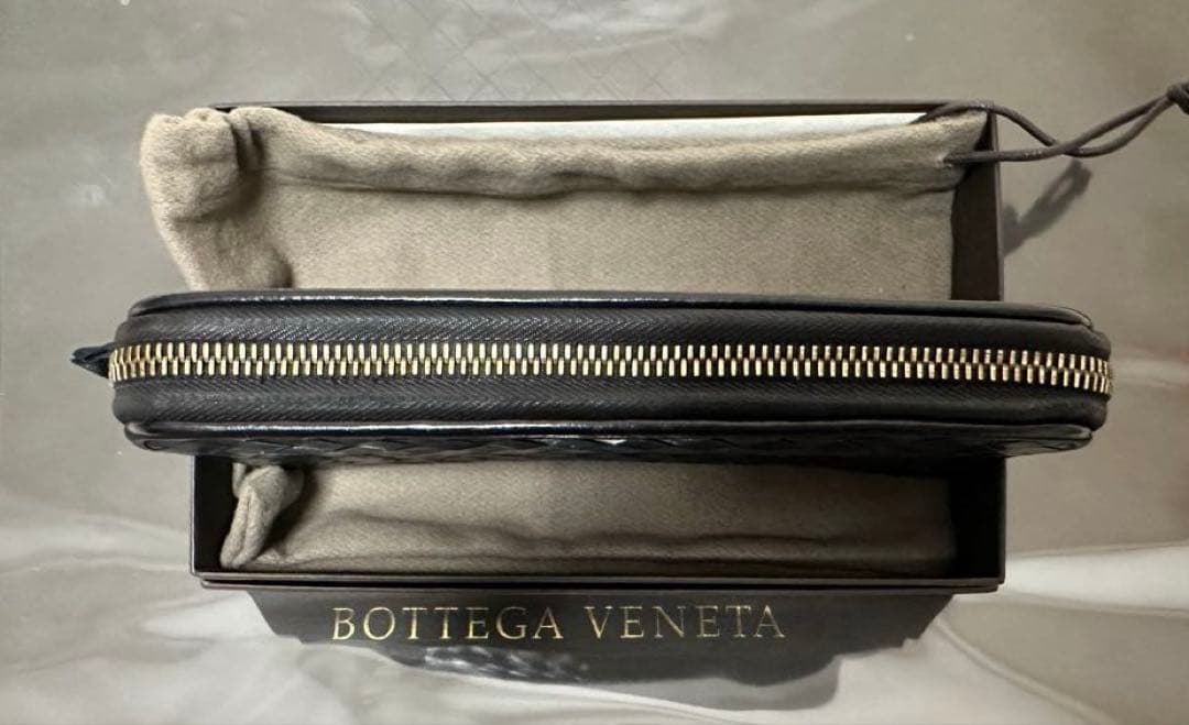 【付属品付】ボッテガヴェネタ ラウンドファスナー/ラム/黒/2️⃣✨✨✨