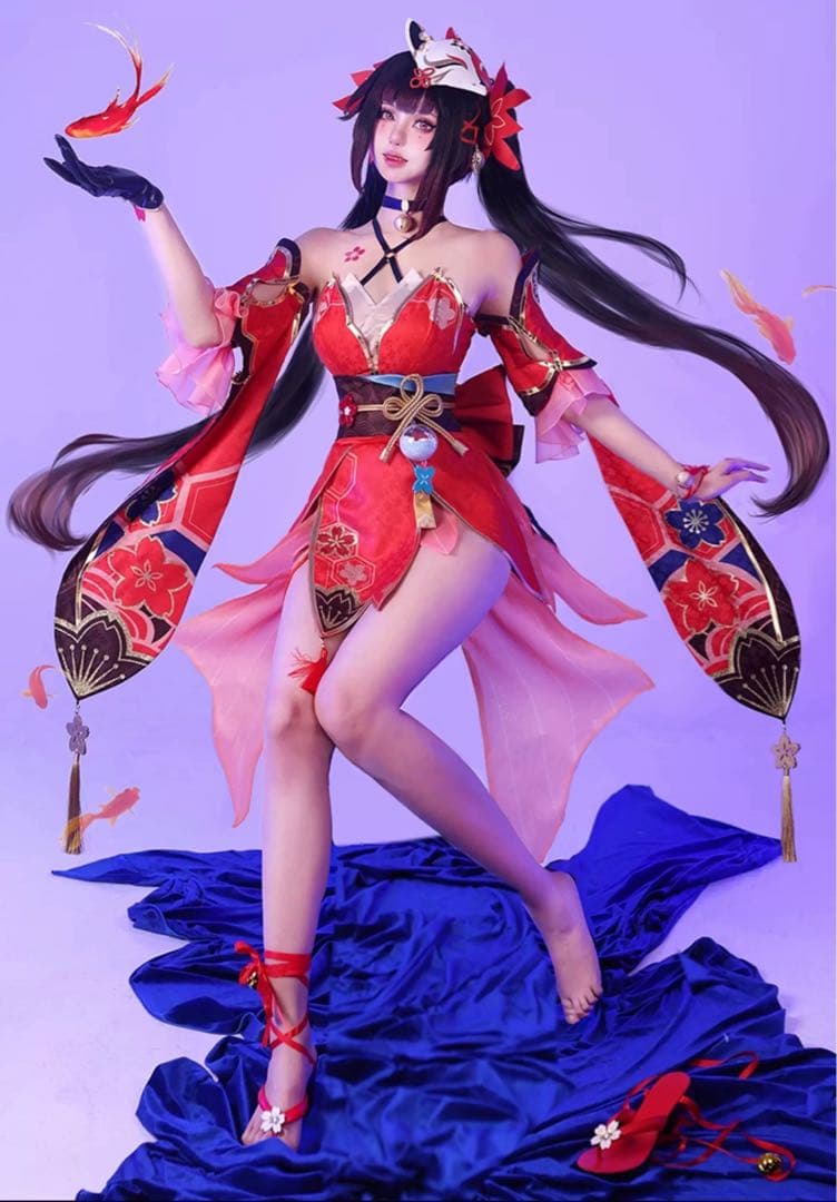 崩壊スターレイル　花火 コスプレ衣装 ウィッグ フルセット