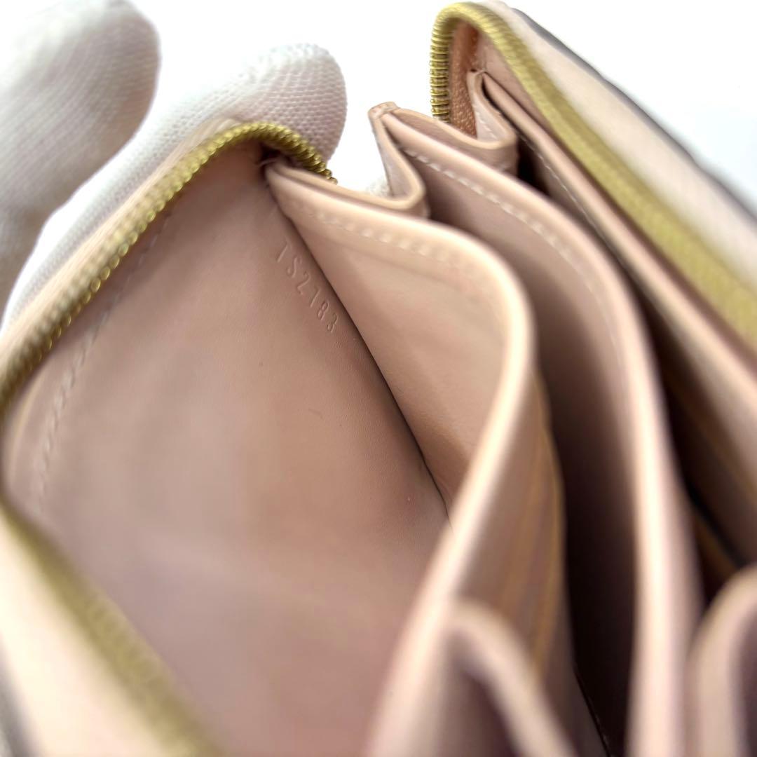 正規品 ルイヴィトン パース ヴェルニ エナメル モノグラム ベージュ