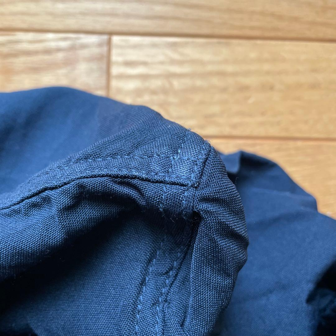 コムデギャルソン ポリ縮絨ドッキングテーラードジャケット ネイビー XS