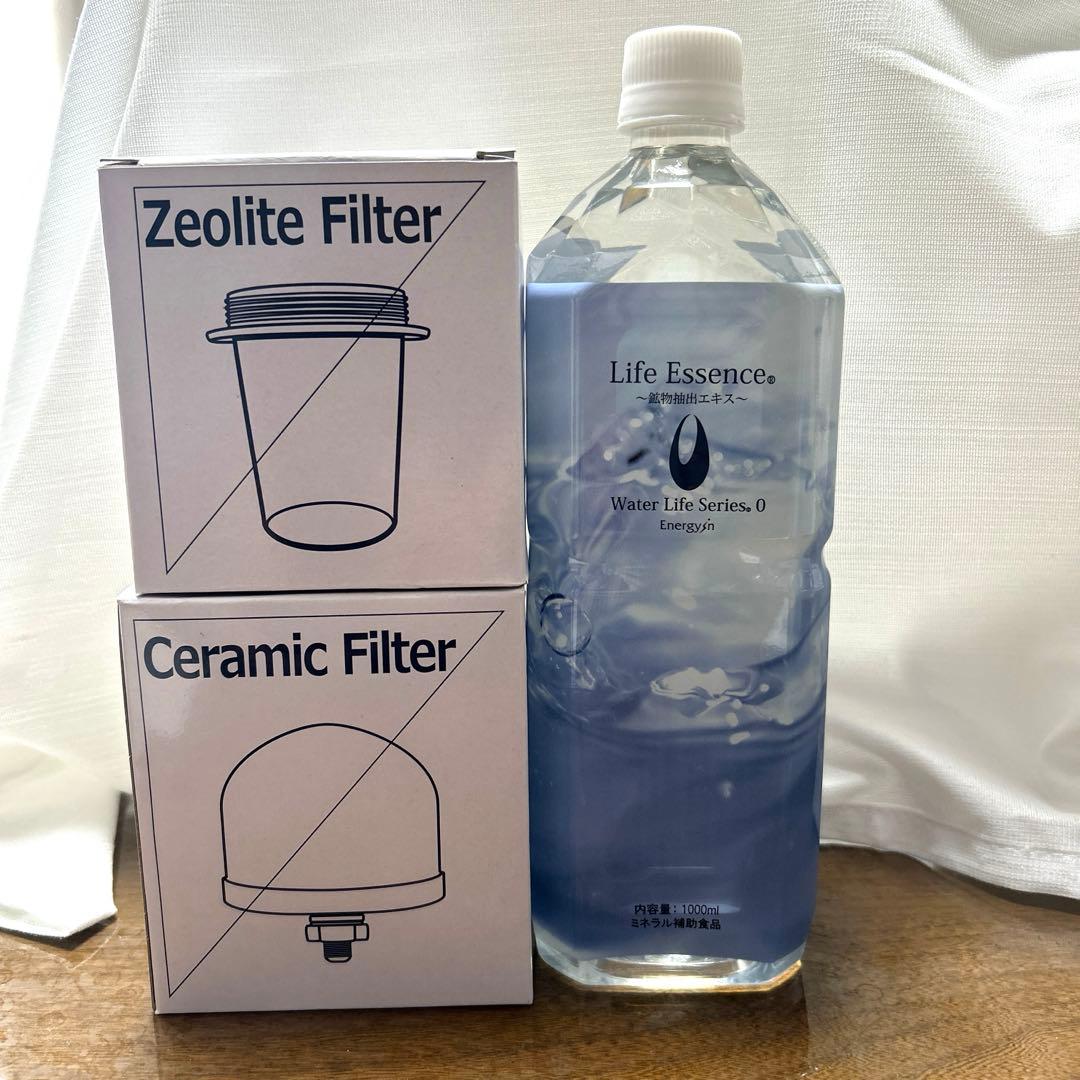 ポタポタクラブエコウォーター　ゼオライト・セラミックフィルターセット