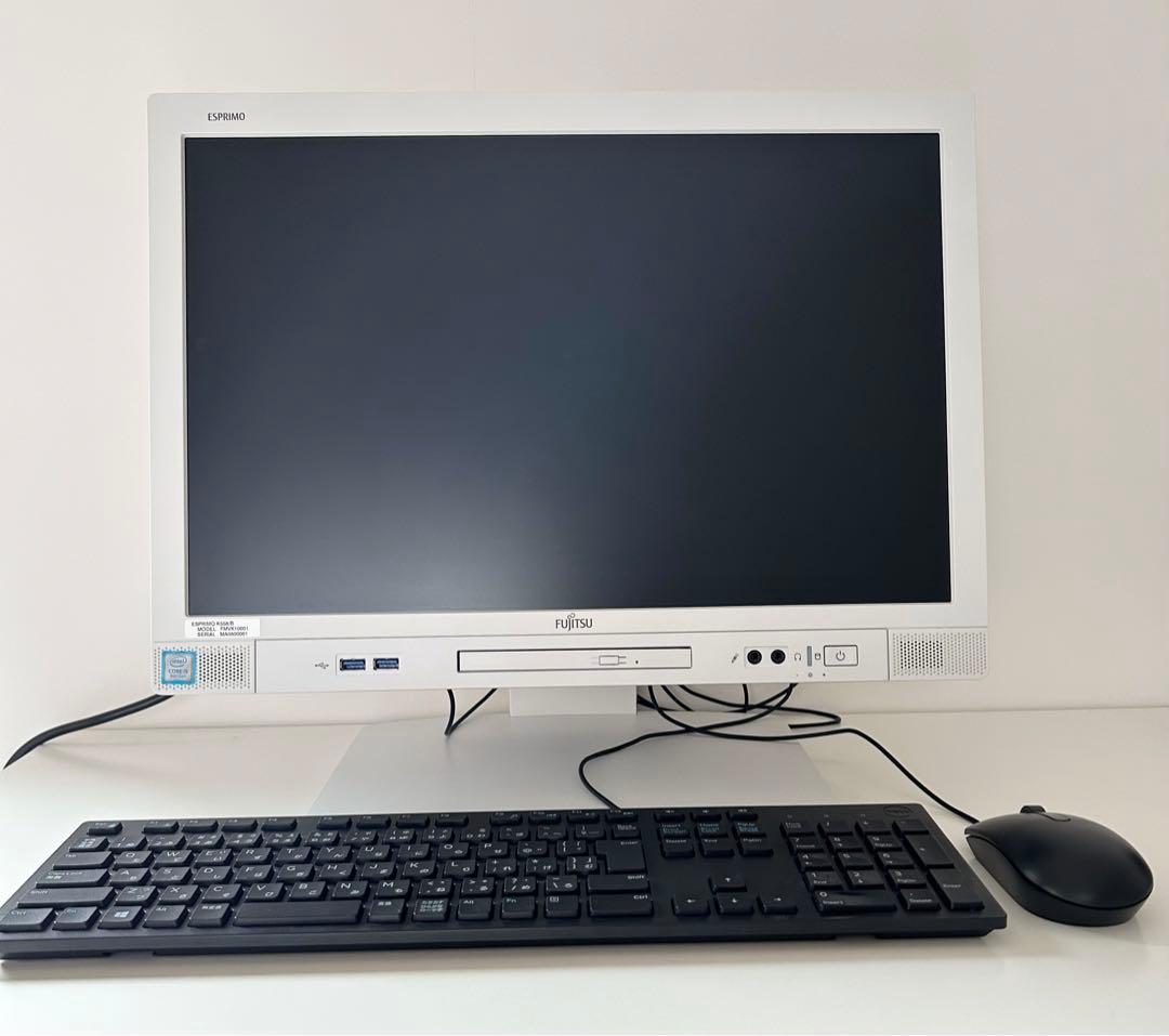 富士通 ESPRIMO K558/B 一体型パソコン i5 第9世代 SSD