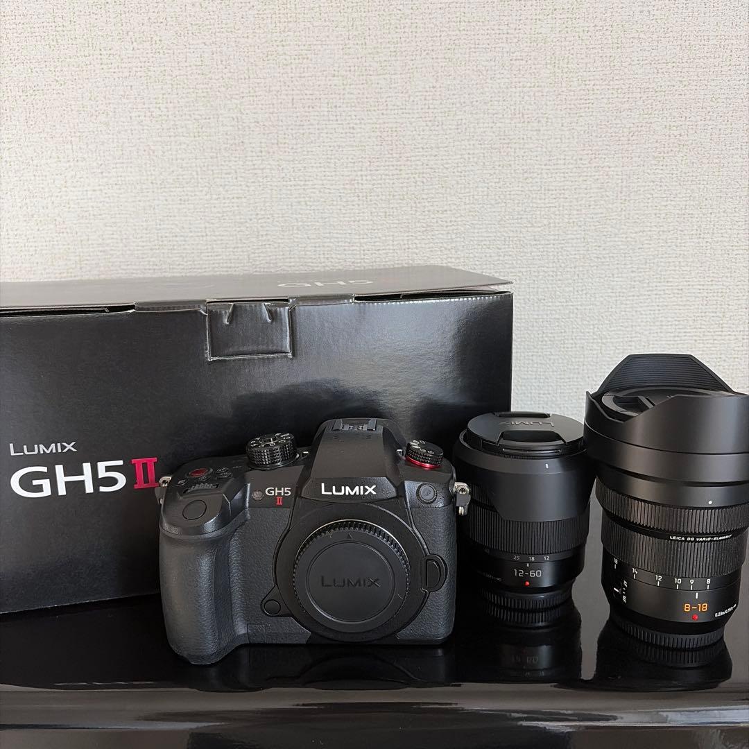 LUMIX GH5M2 デジタル一眼レフ 本体+レンズ(LEICAセット)