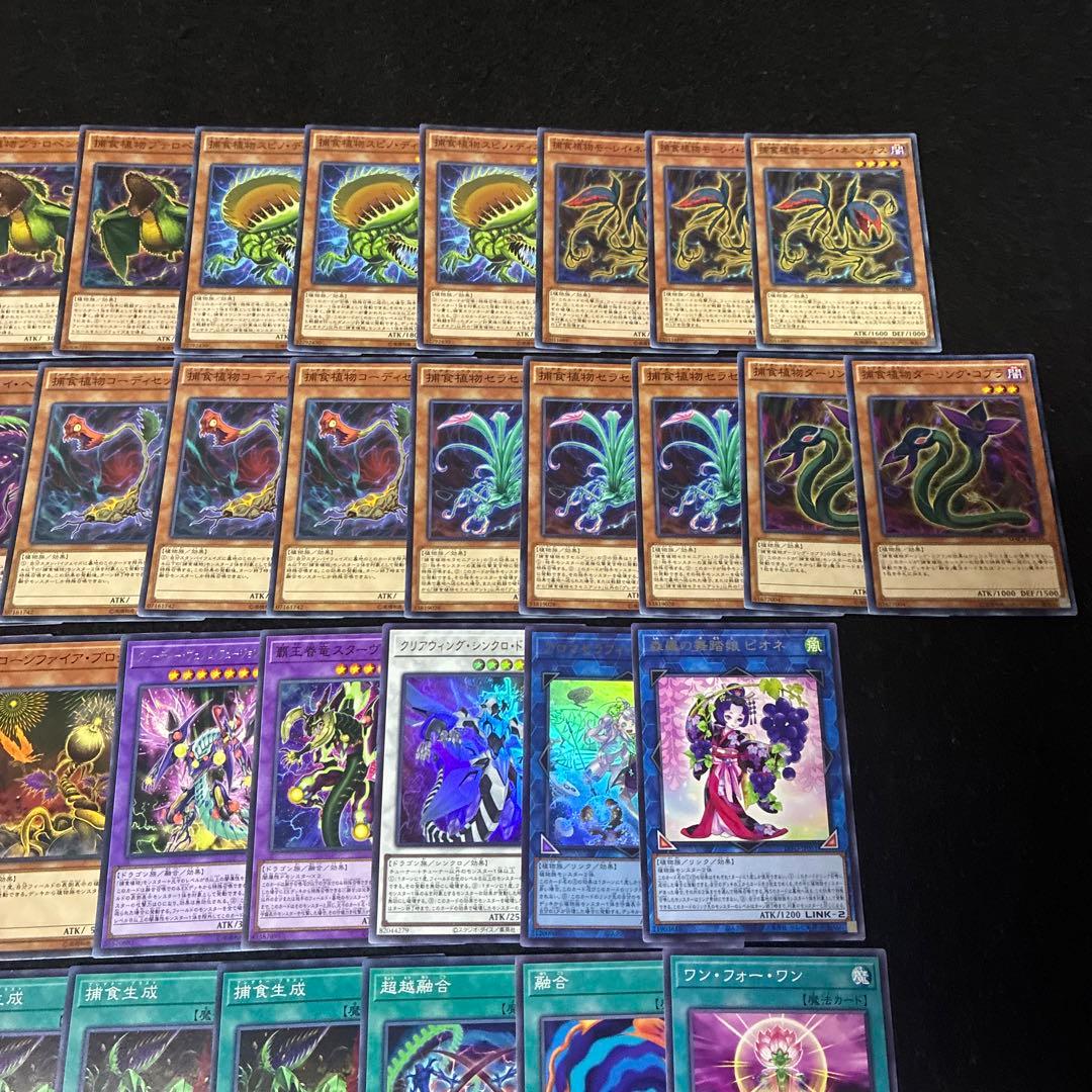 【即日発送】 遊戯王 «捕食植物(新規有)» 構築済みデッキ 115枚 日版