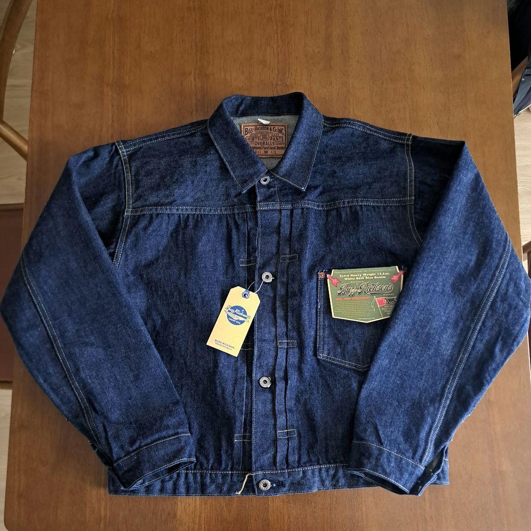 バズリクソンズ　デニムジャケット　ファースト　大戦モデル　42　最終値下げ