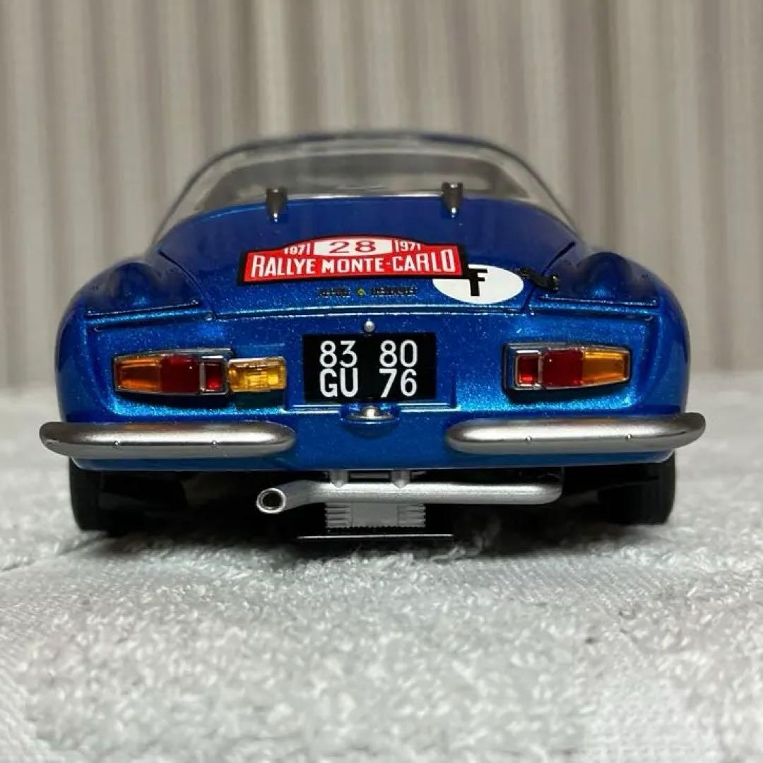 京商，1/18アルピーヌ A110 ミニカー モンテカルロラリー 28