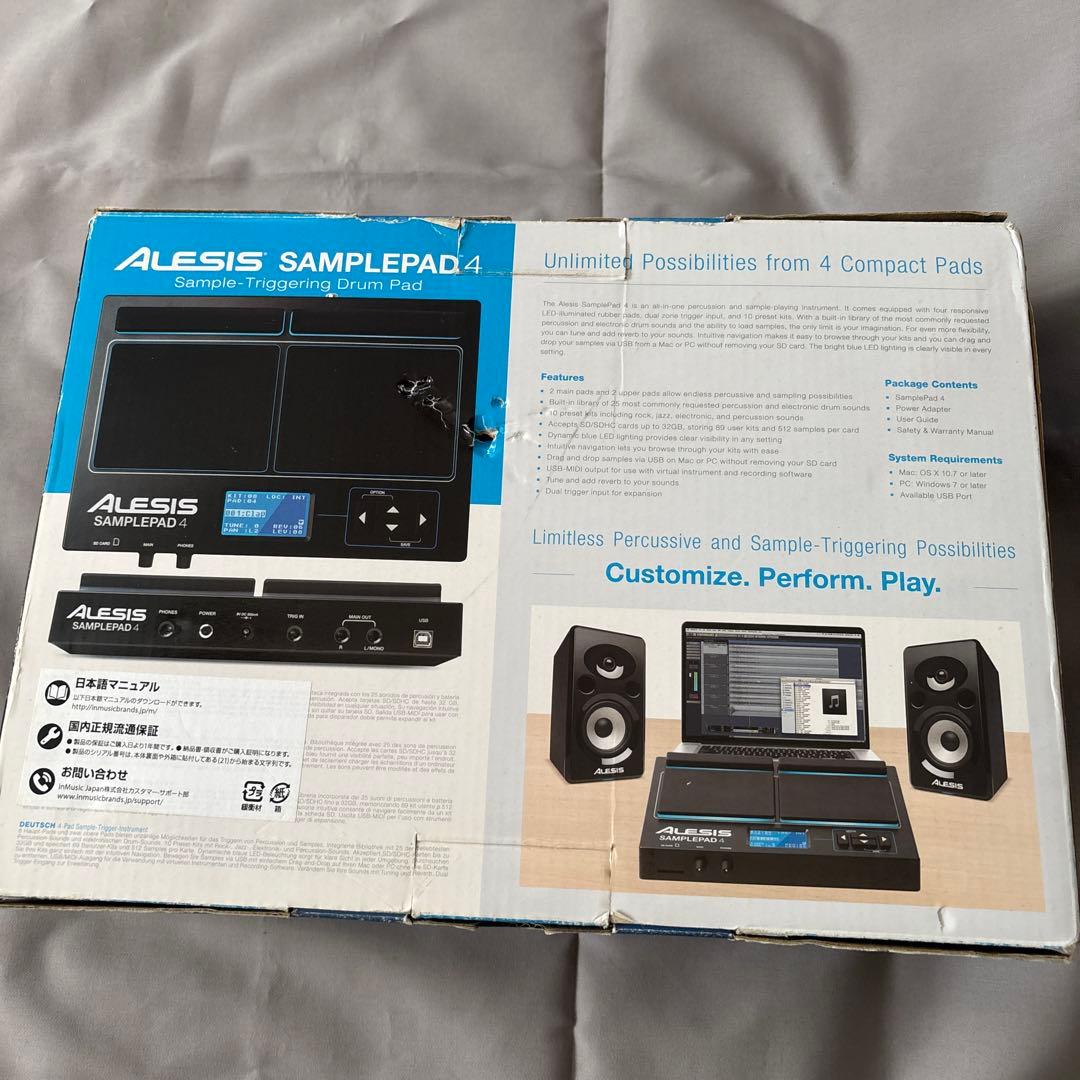 DJ機材 ALESIS SAMPLEPAD 4