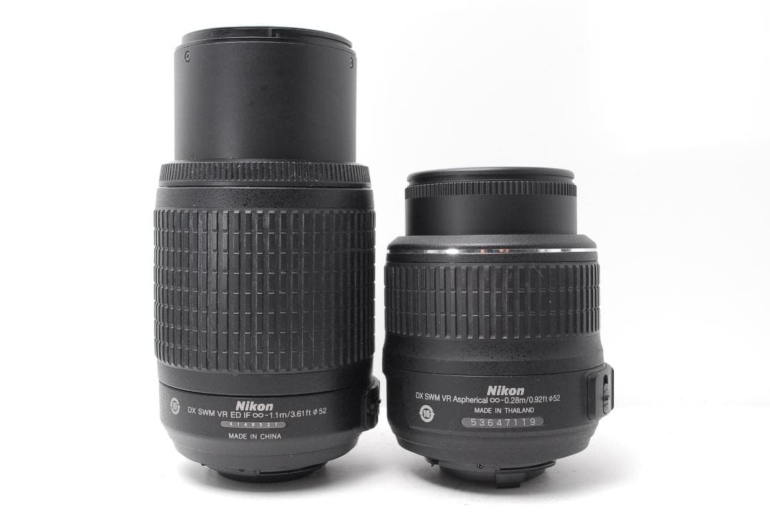 ◆新品級ショット数◆Nikon D5200　スマホ転送　お得なダブルレンズセット