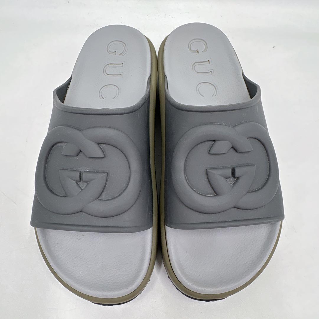 【極美品】GUCCI グッチ メンズサンダル ラバーサンダル　厚底　29センチ