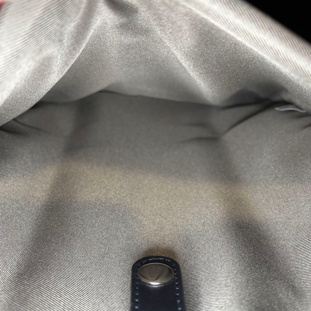 TAKEO KIKUCHI タケオキクチ　ブラック レザーバックパック