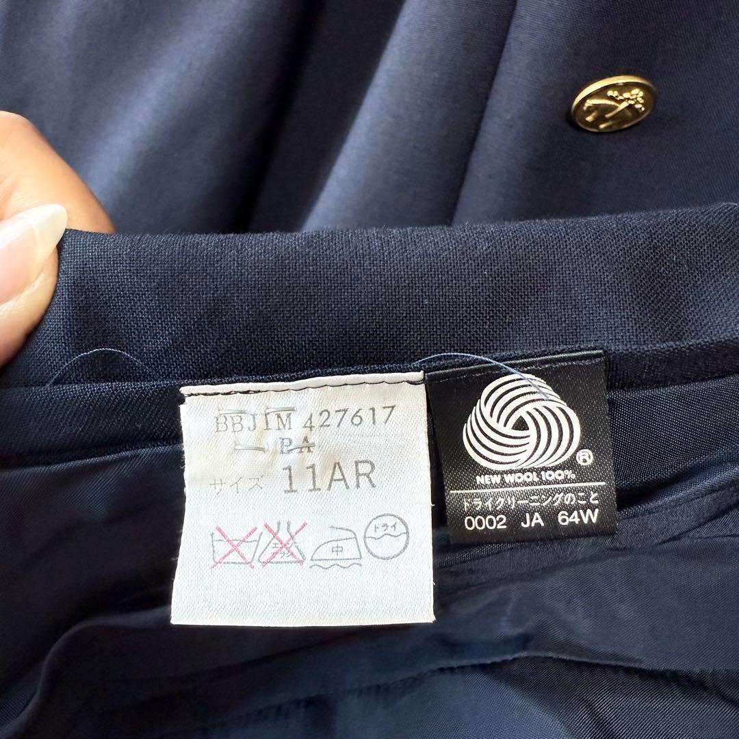 ブルックスブラザーズ 紺ブレザー 金ボタン ダブル テーラードジャケット 日本製