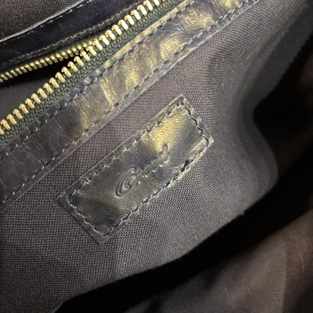 【美品☆大容量】creed クリード 2way ボストンバッグ レザー 本革製