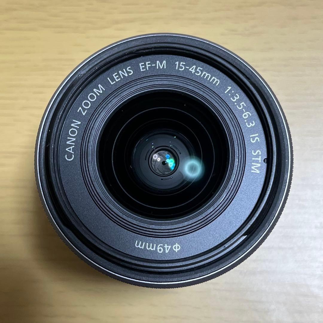 EOS M100 ダブルレンズキット ホワイト 付属品付き