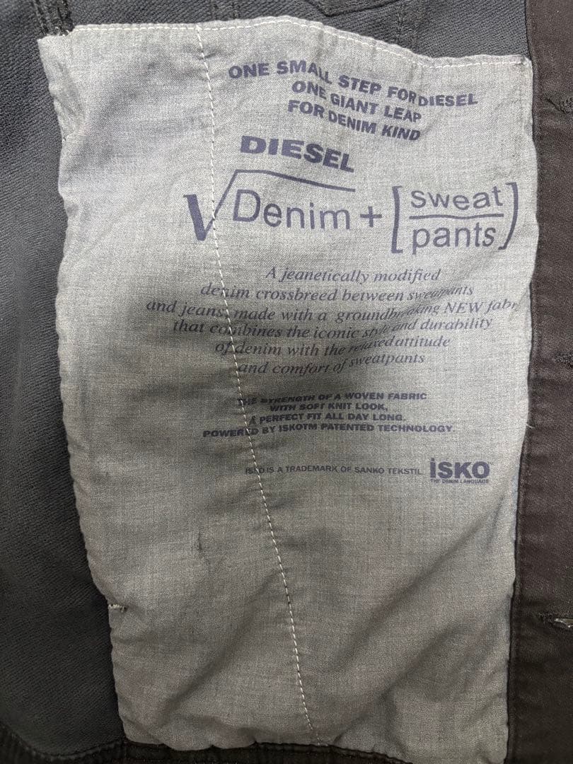 コーティングデニムジャケット DIESEL JOGG archive希少y2k