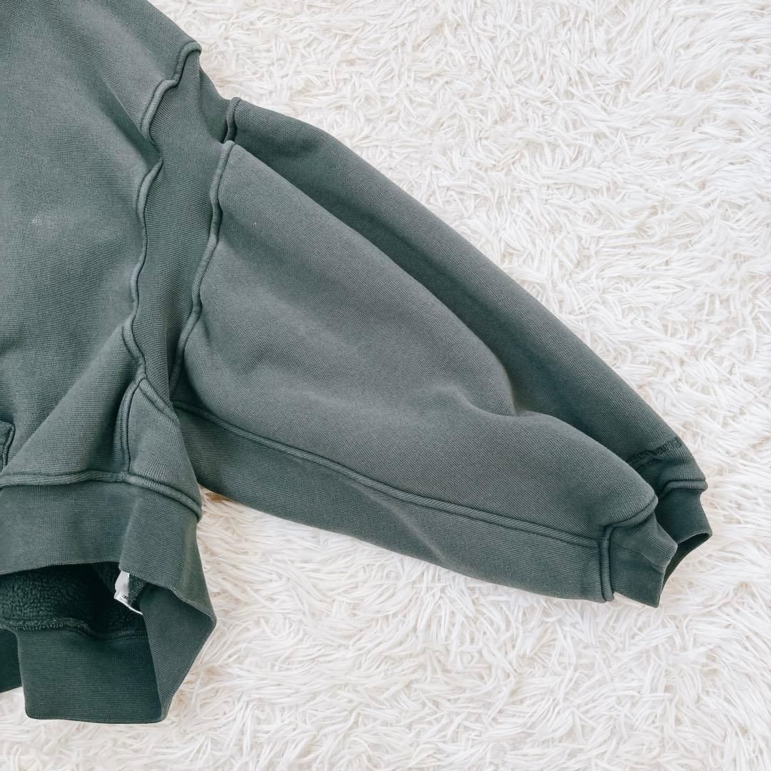 アレキサンダーワン　ダークグリーン クロップドパーカー　コクーン　Mサイズ