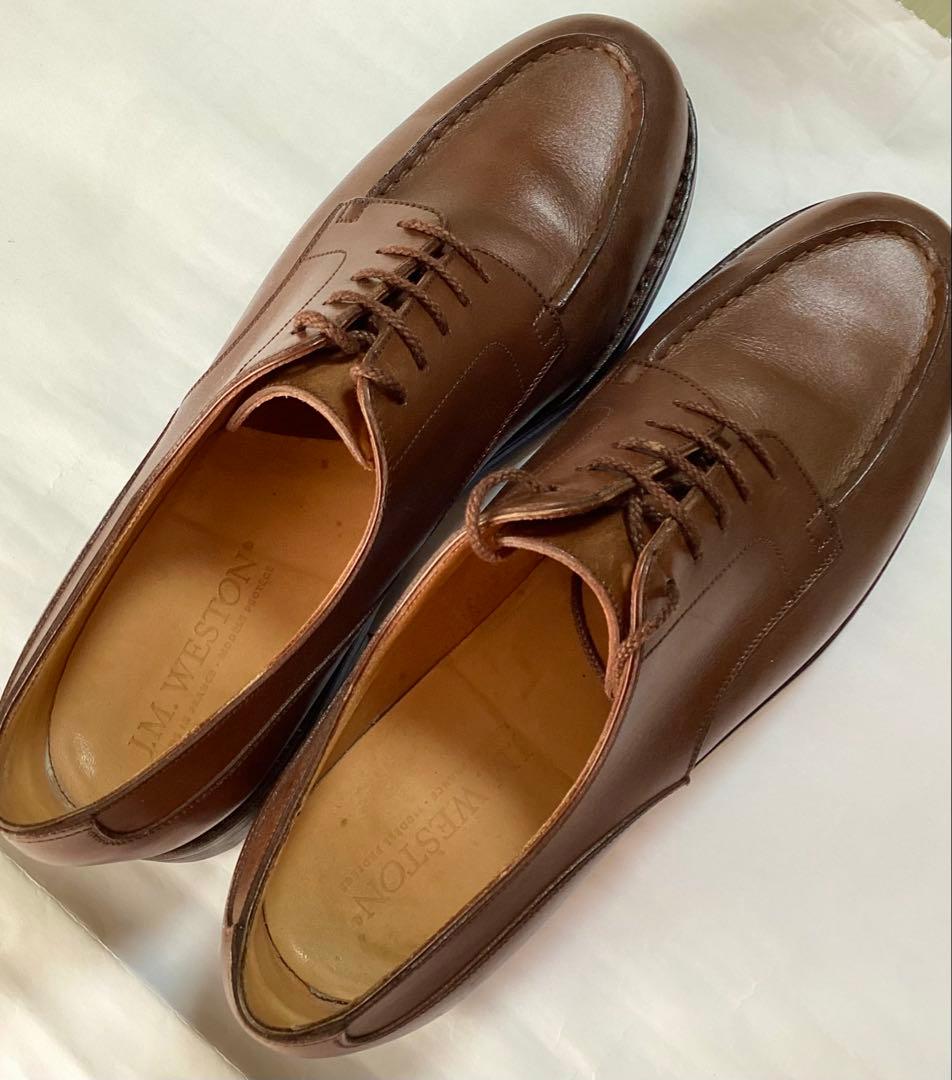 JM WESTON ダークブラウン ドレスシューズ