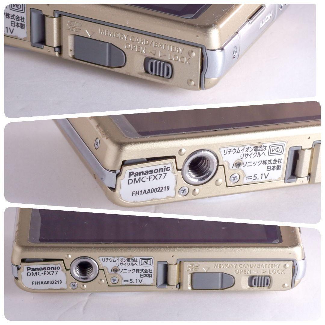 美品完動 元箱 専用ケース付 Panasonic LUMI DMC FX 77