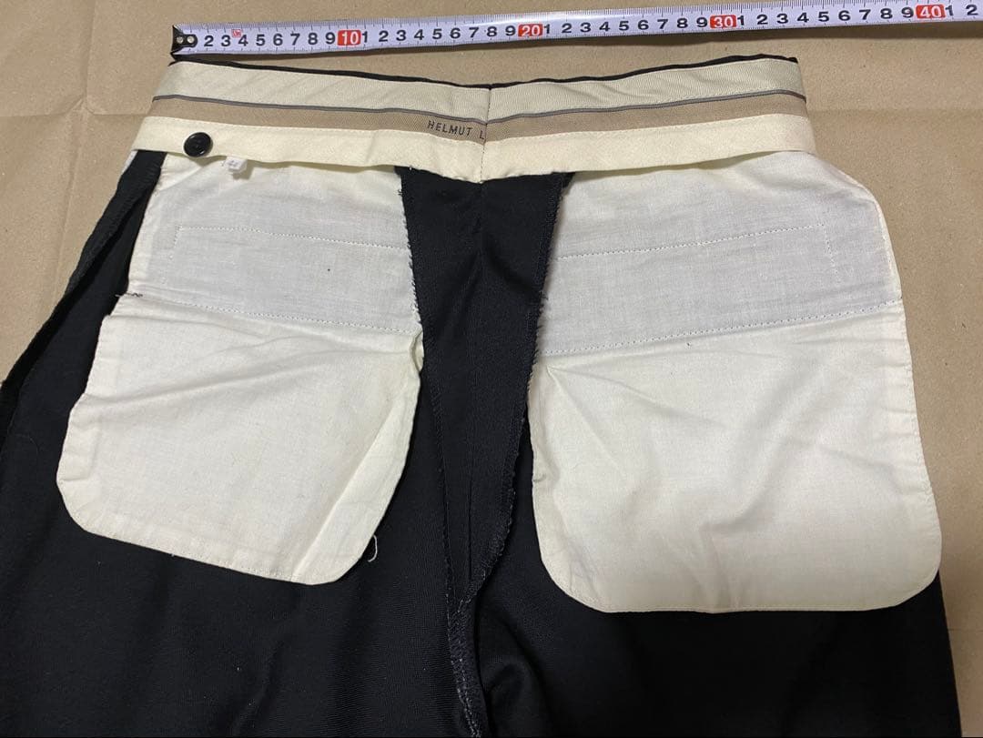ヘルムートラング　本人期　黒スラックス　 サイズ44 アーカイブ