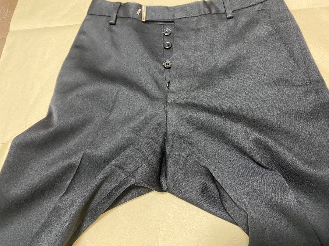 ヘルムートラング　本人期　黒スラックス　 サイズ44 アーカイブ