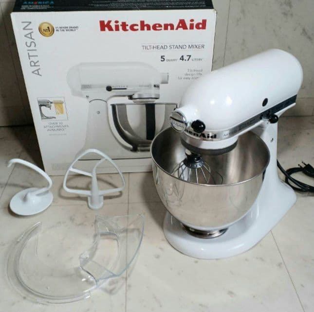 【美品】キッチンエイドスタンドミキサ Kitchenaid　9KSM150　箱付