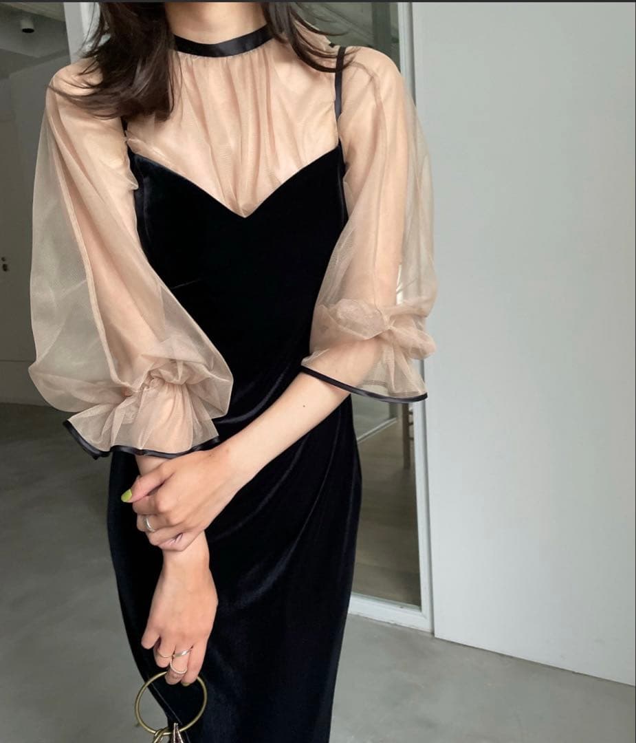 スーツ・フォーマル・ドレス Ameri MANY WAY TULLE VEIL DRESS