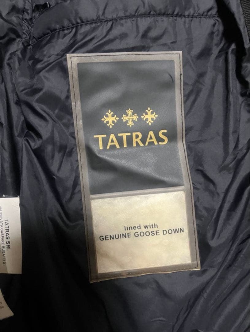 TATRASタトラス 3WAY モッズコート インナーダウン付 黒 レディース