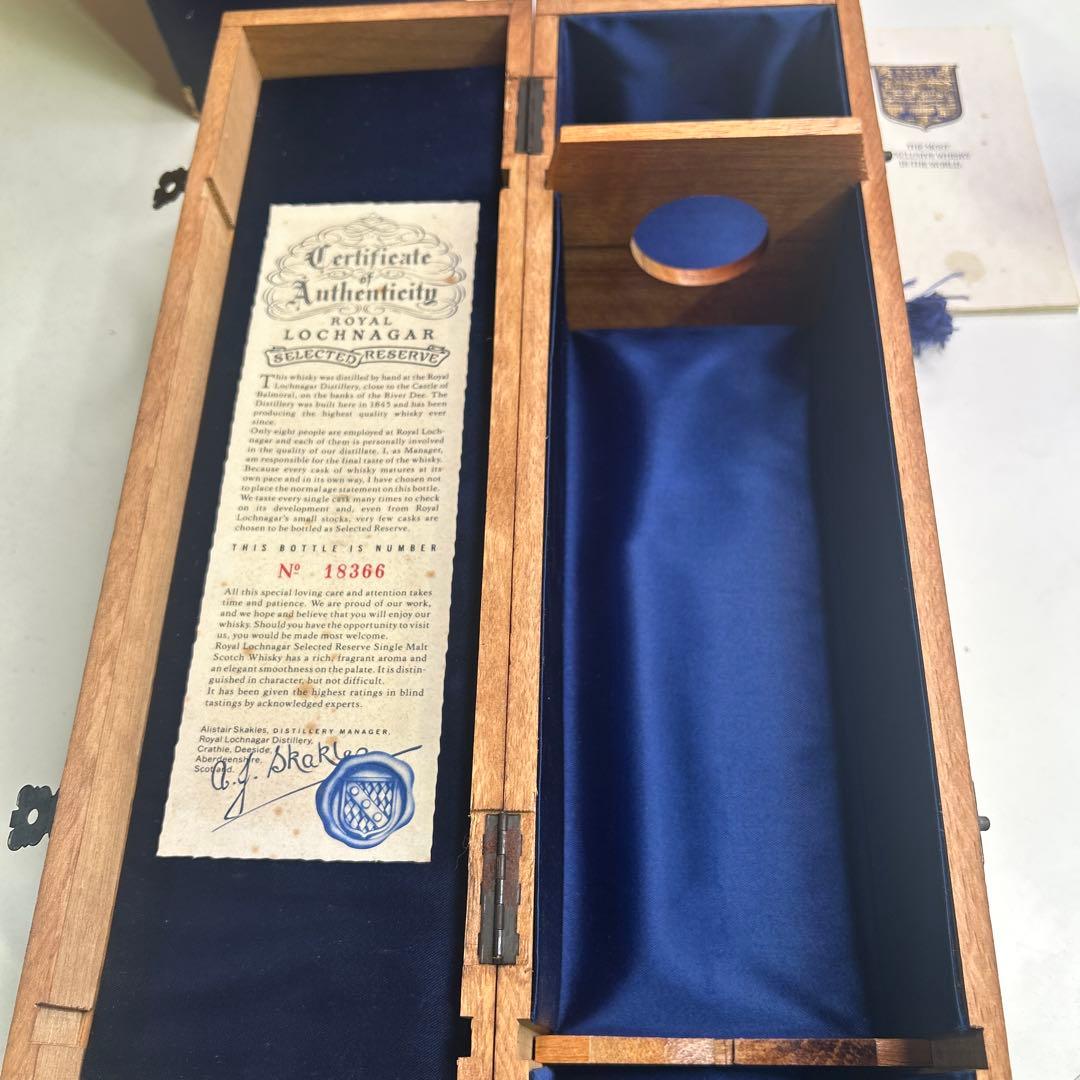 5486 【未開栓】ロッホナガー セレクテッド リザーブ 750mL