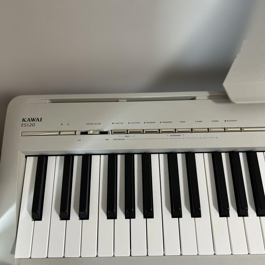 KAWAI ES120 ホワイト電子ピアノ