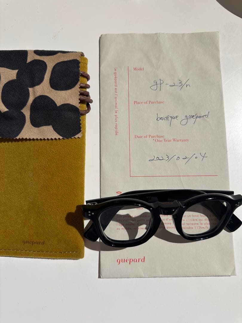 ギュパール guepard gp-23 noir ブラック　黒