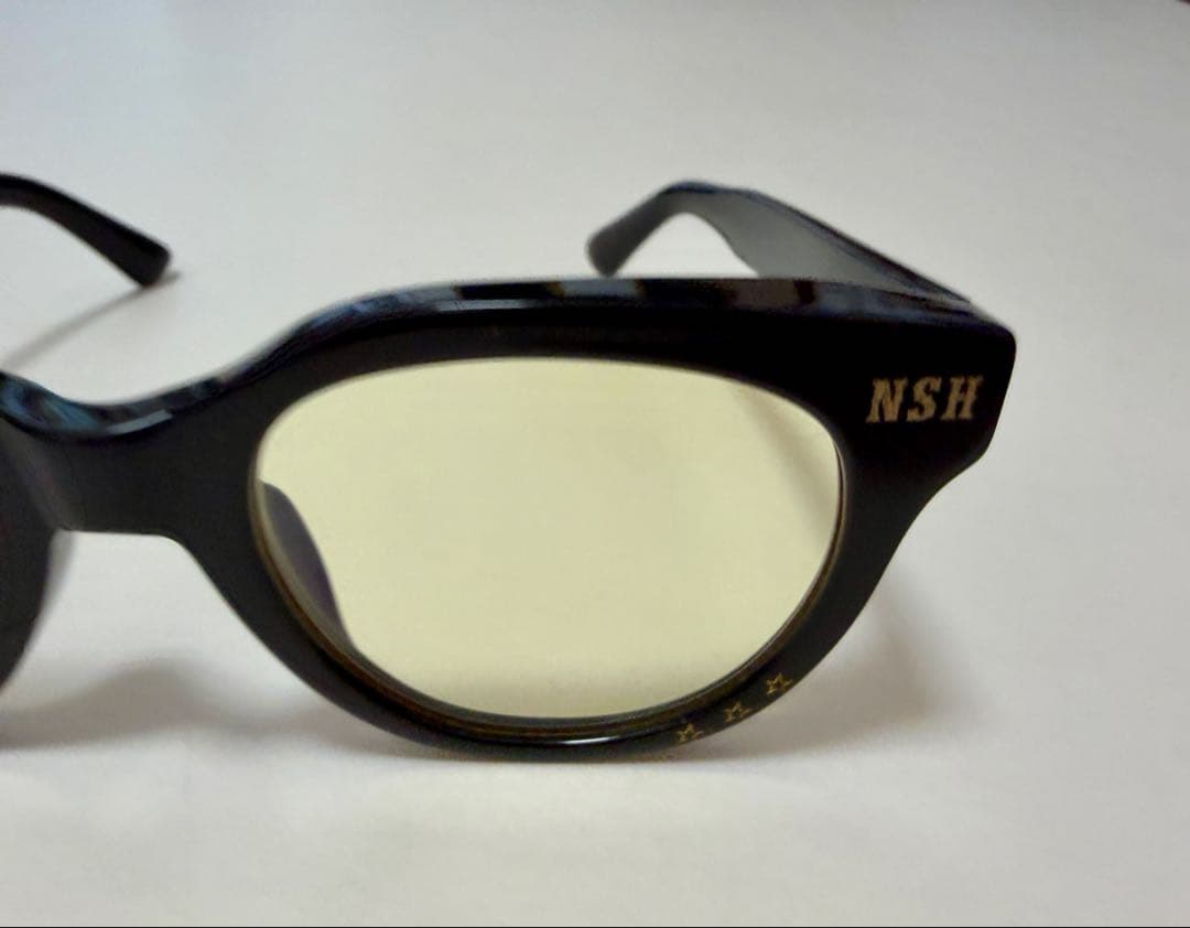 NSH サングラス 星 スター 数原龍友 エヌエスエイチ ブラック グラサン