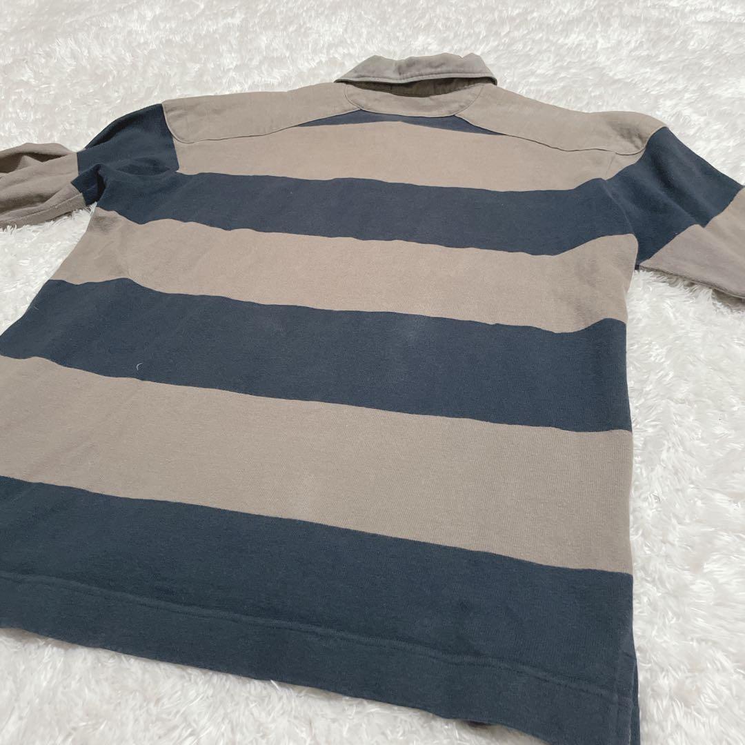 8月24日までA BATHING APE ラガーシャツ ボーダー キムタク