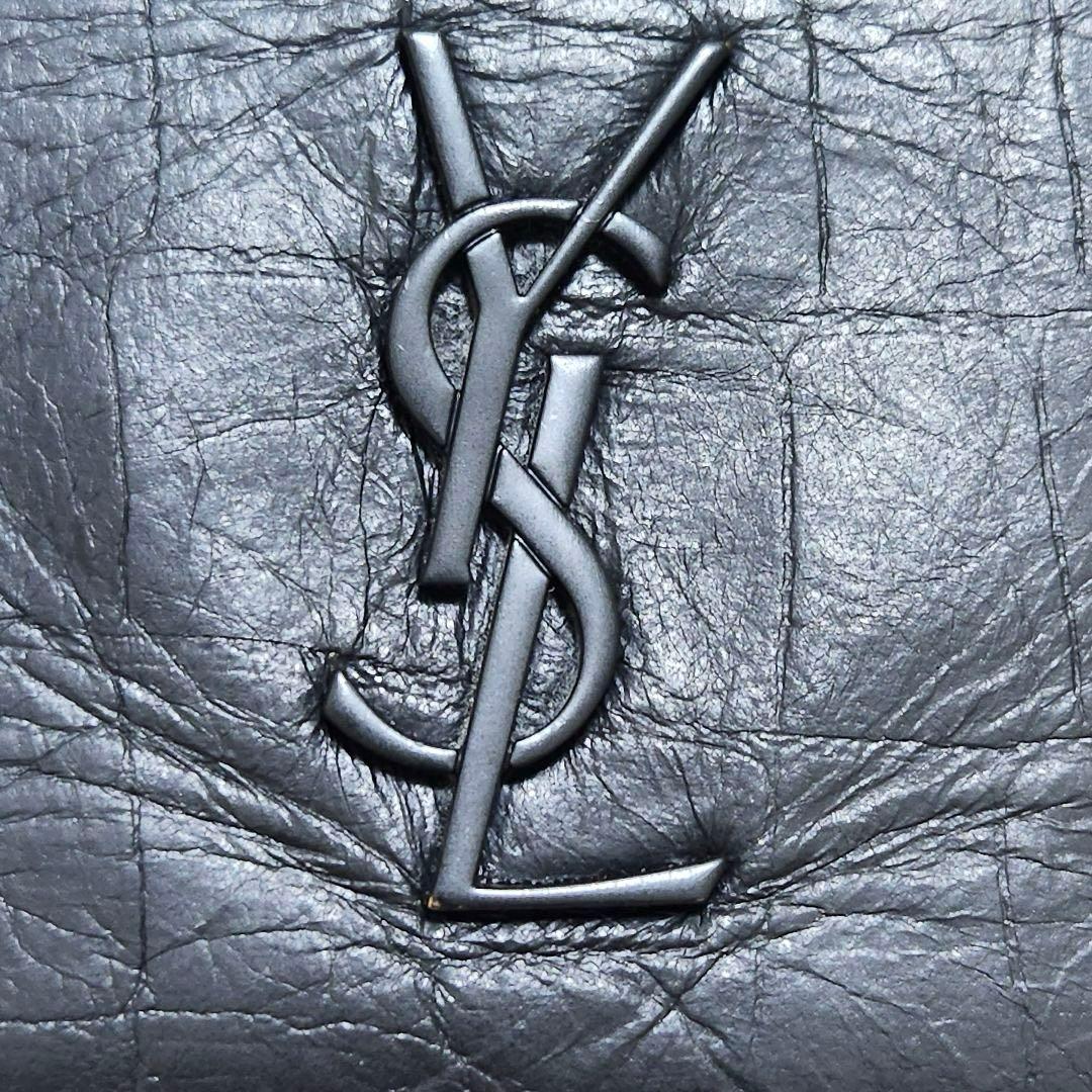 ✨希少　付属品完備✨サンローラン　長財布　チェーンウォレット　クロコ　カサンドラ