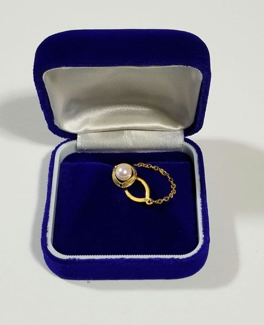 伊勢志摩産本真珠ネクタイピンK18