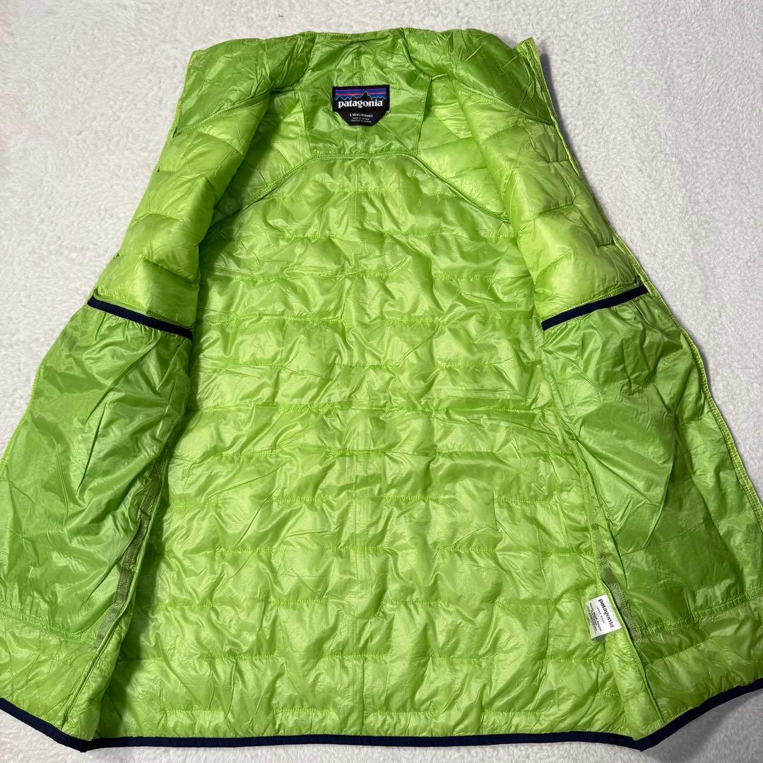 大人気 希少カラー 月光グリーン パタゴニア マイクロパフ ベスト メンズL